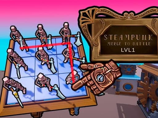Capture d'écran de Steampunk Merge To Battle