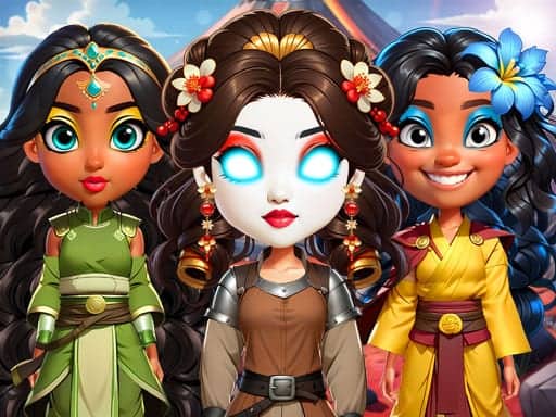 Capture d'écran de Elemental DressUp Magic