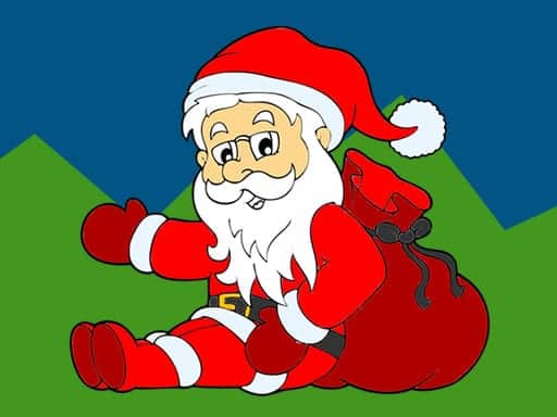 Capture d'écran de Santa Claus Coloring Book