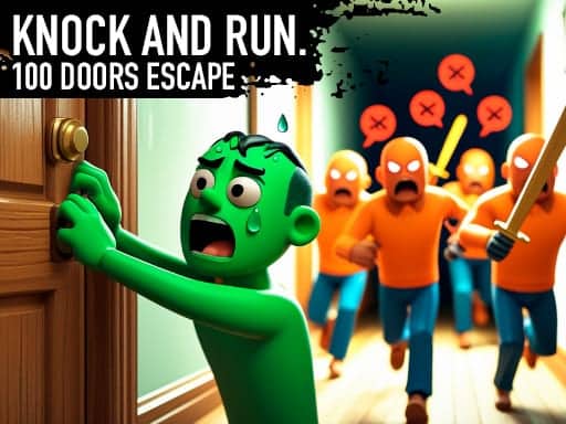 Capture d'écran de Knock and Run. 100 Doors Escape