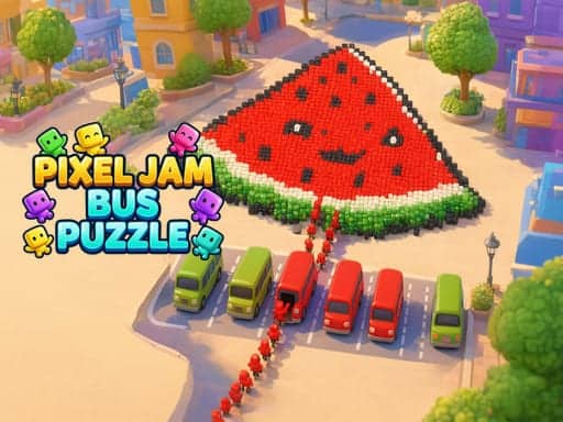 Capture d'écran de Pixel Jam Bus Puzzle: Color Sort