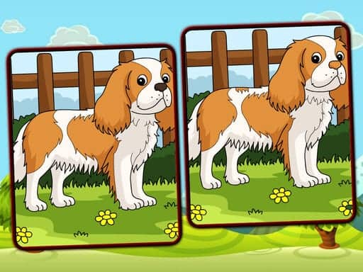 Capture d'écran de Dogs Spot The Differences