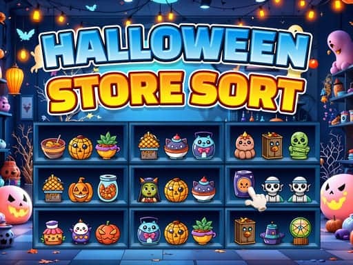 Capture d'écran de Halloween Store Sort