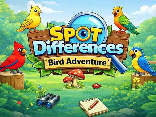 Capture d'écran de Spot Differences Bird Adventure