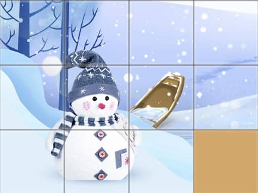 Capture d'écran de Christmas Slide Puzzle