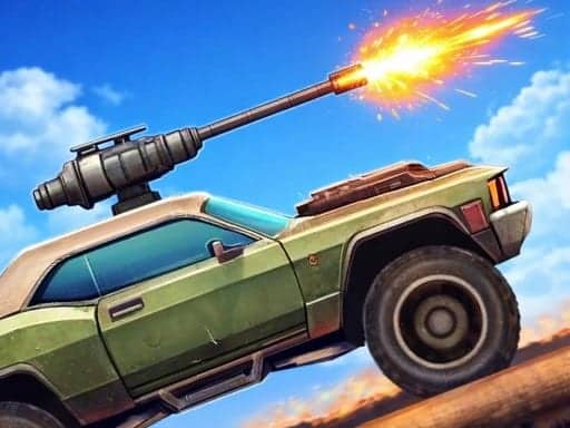 Capture d'écran de Cars with Guns: Wasteland Showdown