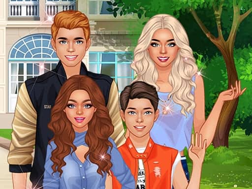 Capture d'écran de Superstar Family Dress Up Game