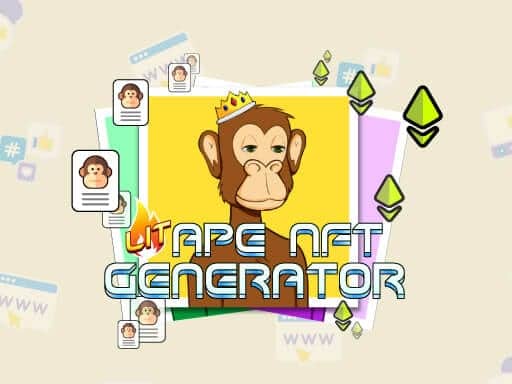 Capture d'écran de Lit Ape NFT Generator