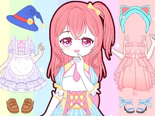 Capture d'écran de Candy Doll Dress Up