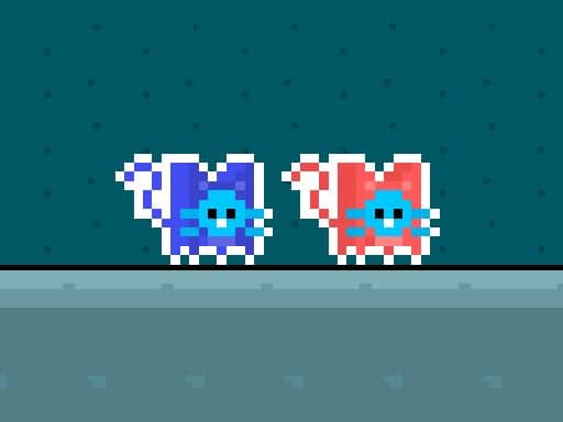 Capture d'écran de Red and Blue Cats