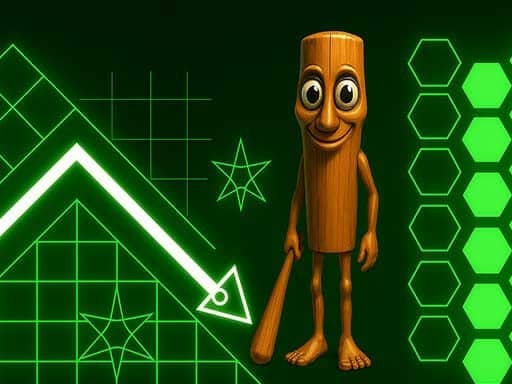 Capture d'écran de Tung Tung Sahur in Geometry Dash