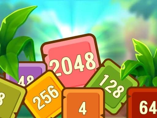 Capture d'écran de Tropical Cubes 2048