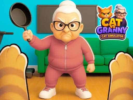 Capture d'écran de Cat vs Granny. Cat Simulator