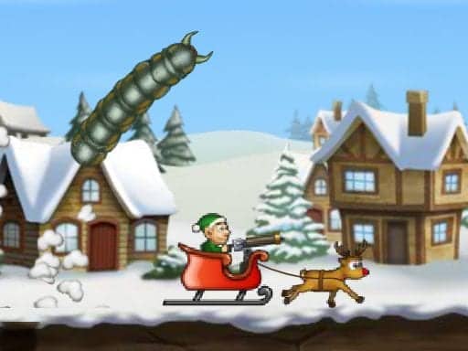 Capture d'écran de Effing Worms Xmas