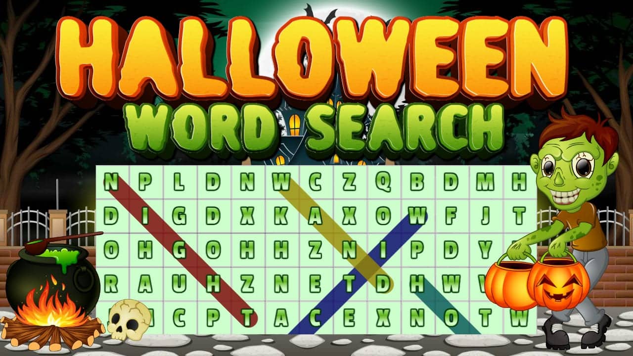 Capture d'écran de Halloween Words Search