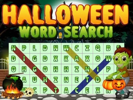 Capture d'écran de Halloween Words Search