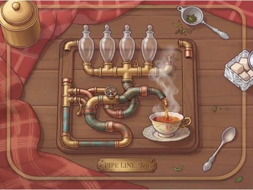Capture d'écran de Pipe Line Puzzle: Tea