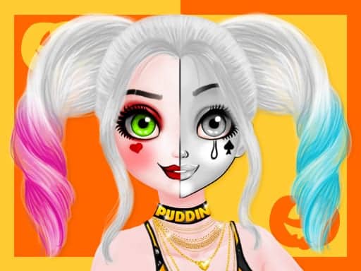 Capture d'écran de Princess Halloween Makeup HalfFaces Tutorial