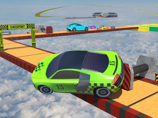 Capture d'écran de Real Impossible Sky Tracks Car Driving