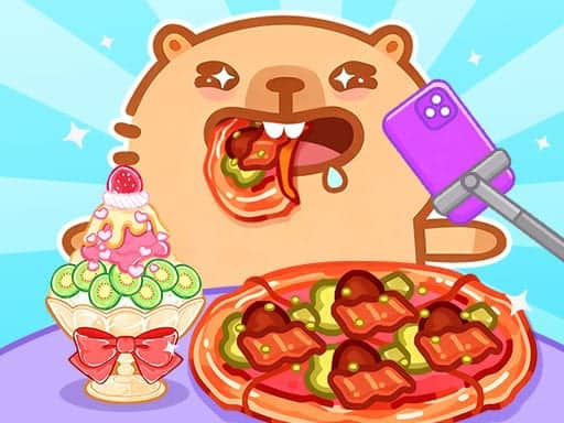 Capture d'écran de Capybara Mukbang ASMR