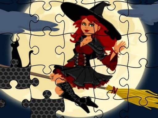 Capture d'écran de Midnight Witches Jigsaw