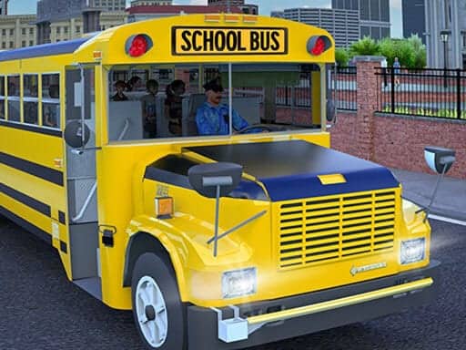Capture d'écran de School Bus Game Driving Sim