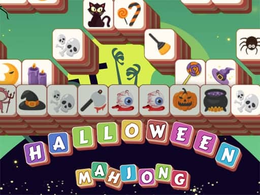 Capture d'écran de Halloween Mahjong Tiles
