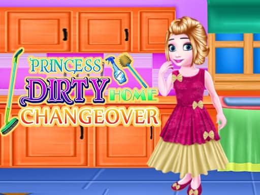 Capture d'écran de Princess Dirty Home Changeover