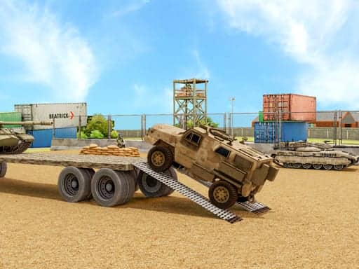 Capture d'écran de Us Army Car Games Truck Driving