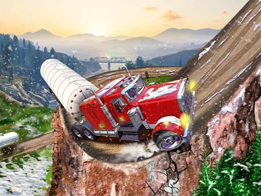 Capture d'écran de Semi Truck Snow Simulator