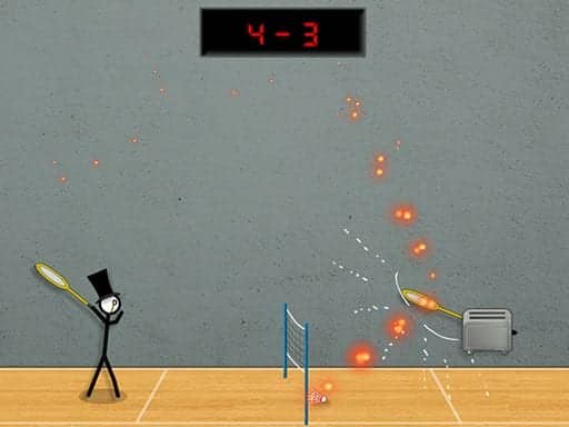 Capture d'écran de Stick Figure Badminton 3