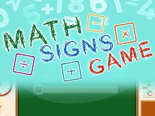 Capture d'écran de Math Signs Game