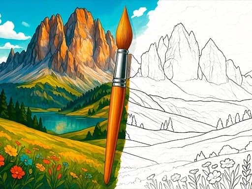 Capture d'écran de Vibe Colouring