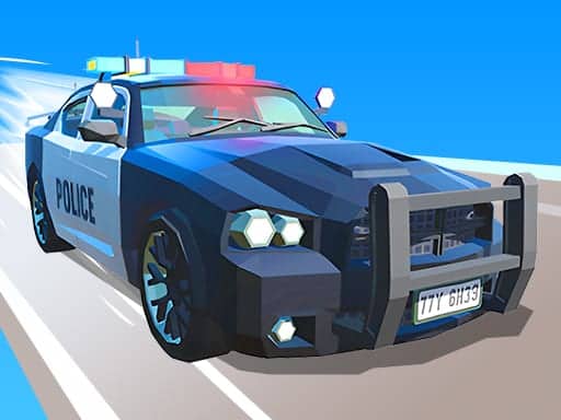 Capture d'écran de Police Car Line Driving