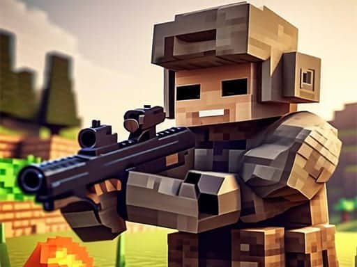Capture d'écran de Pixel Village Battle 3D.IO