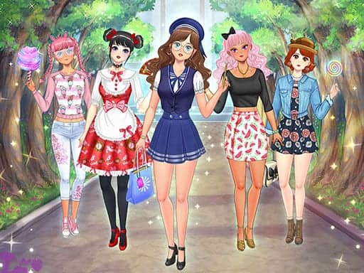 Capture d'écran de High School Anime Dress Up