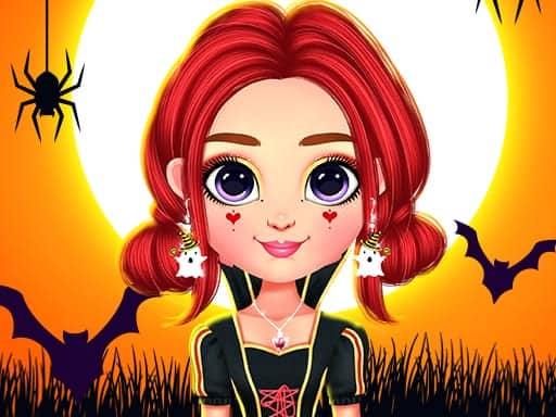 Capture d'écran de Rainbow Girls Halloween Salon