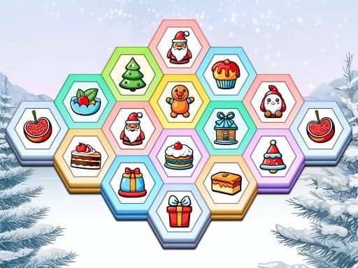 Capture d'écran de Holiday Hex Sort
