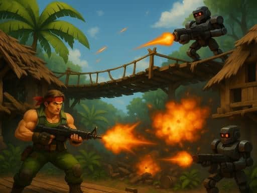 Capture d'écran de Strike Force: Action Platformer