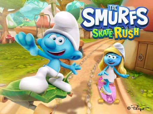Capture d'écran de The Smurfs Skate Rush