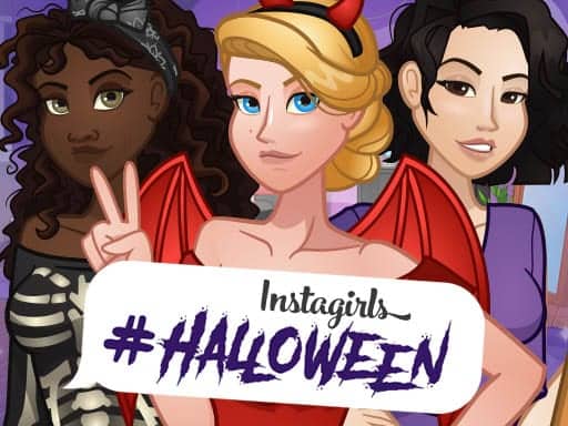 Capture d'écran de Instagirls Halloween Dress Up
