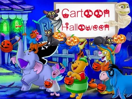 Capture d'écran de Cartoon Halloween Slide Puzzle