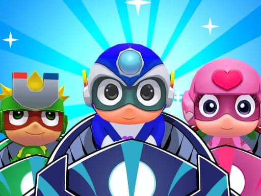 Capture d'écran de Masks Heroes Racing Kid