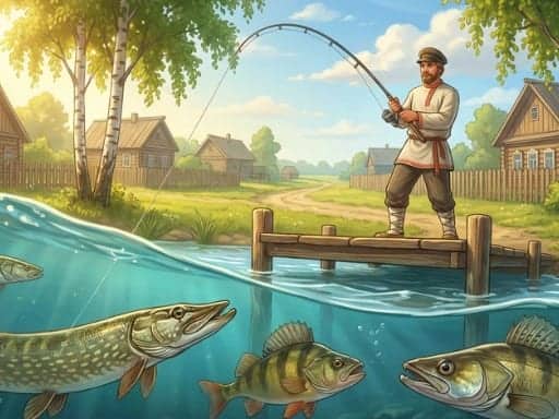Capture d'écran de Fishing the Russian Way