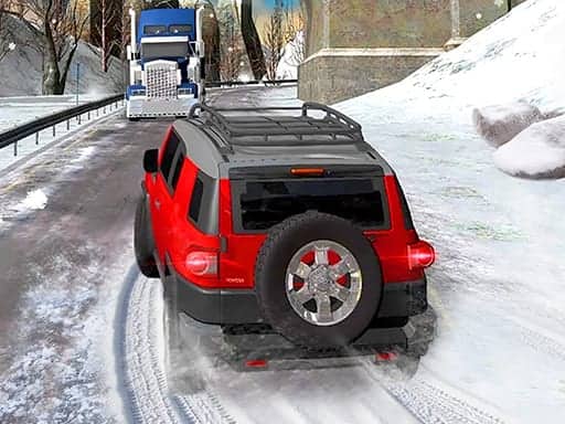 Capture d'écran de Heavy Jeep Winter Driving
