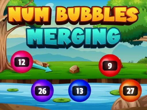 Capture d'écran de Num Bubbles Merging