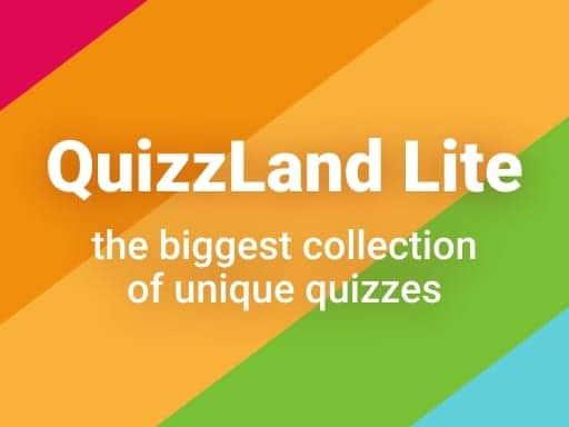 Capture d'écran de Quizzland trivia game. Lite version