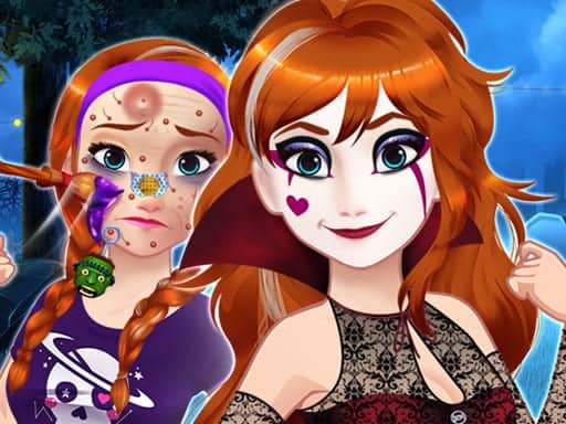 Capture d'écran de Halloween Princess Makeover
