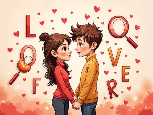 Capture d'écran de Valentines Hidden Alphawords
