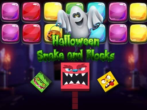 Capture d'écran de Halloween Snake and Blocks